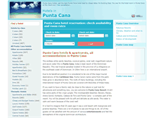 Tablet Screenshot of hotels-punta-cana.net